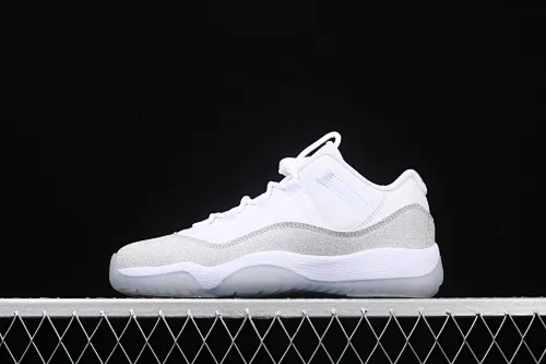All categories Air Jordan Jordan series basketball shoes Air Jordan 11 Air Jordan 11 low Metallic Silver AJ11 Joe 11 Swarovski Stars AH0715-100